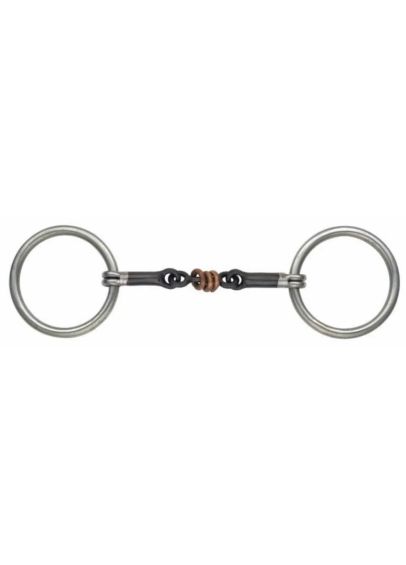 Shires Sweet Iron Copper Roller Loose Ring Bit