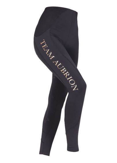 Shires Aubrion Young Rider Team Tights - Black