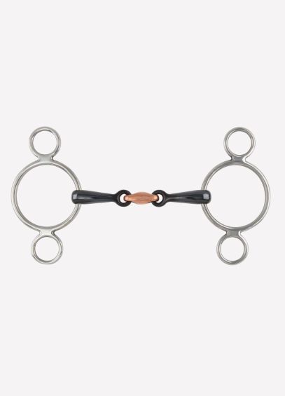 Shires Two Ring Sweet Iron Gag Bit