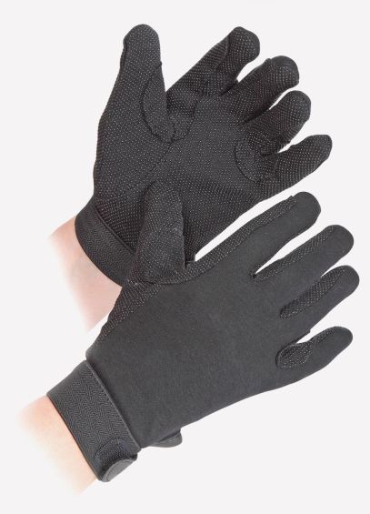 Shires Adults Newbury Gloves - Black