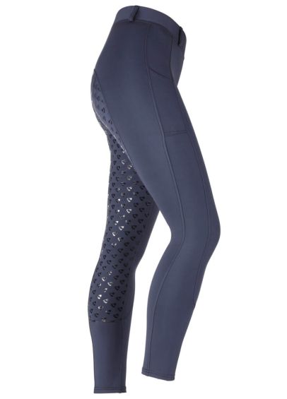 Shires Aubrion Maids Albany Riding Leggings - Navy