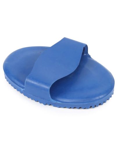 Shires Rubber Curry Comb - Blue