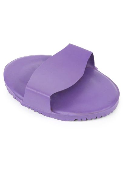 Shires Rubber Curry Comb - Purple