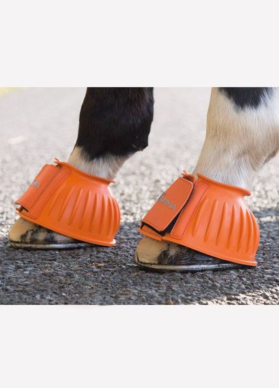 Shires Arma Touch Close Over Reach Boots - Orange