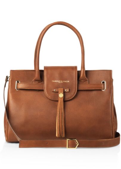 Fairfax & Favor Windsor Leather Handbag - Tan