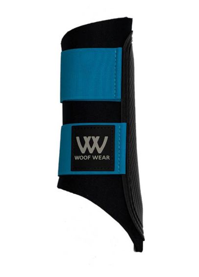 Woof Wear Club Brushing Boots - Black/Ocean
