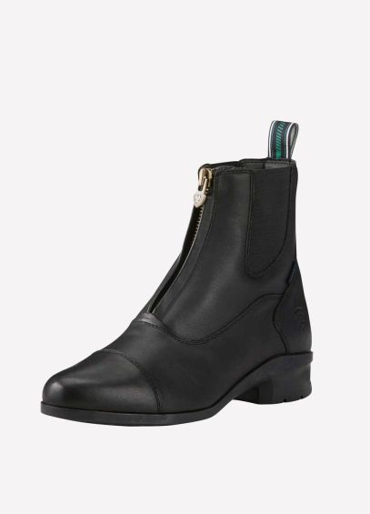 Ariat Womens H2O Heritage lV Zip Paddock Boots - Black