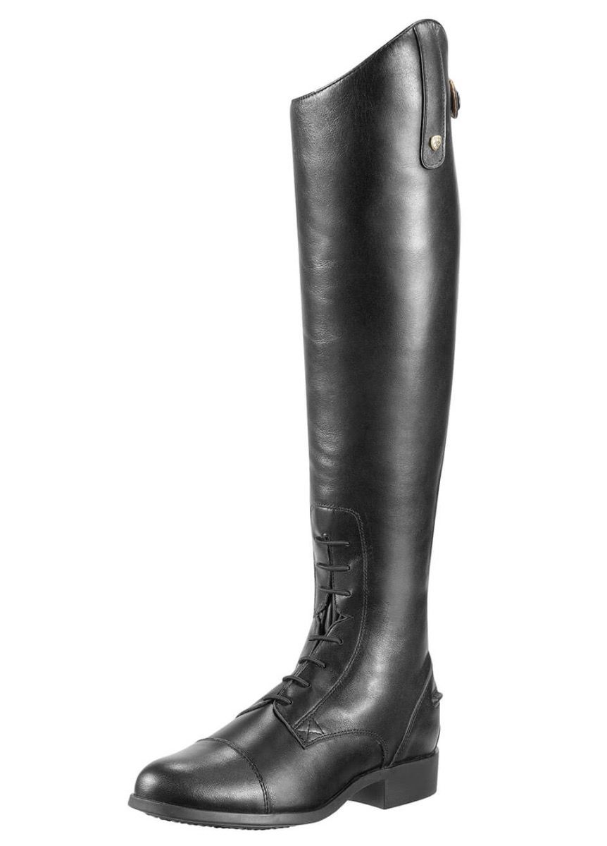 Ariat Mens Heritage Contour Field Zip Tall Riding Boot Black