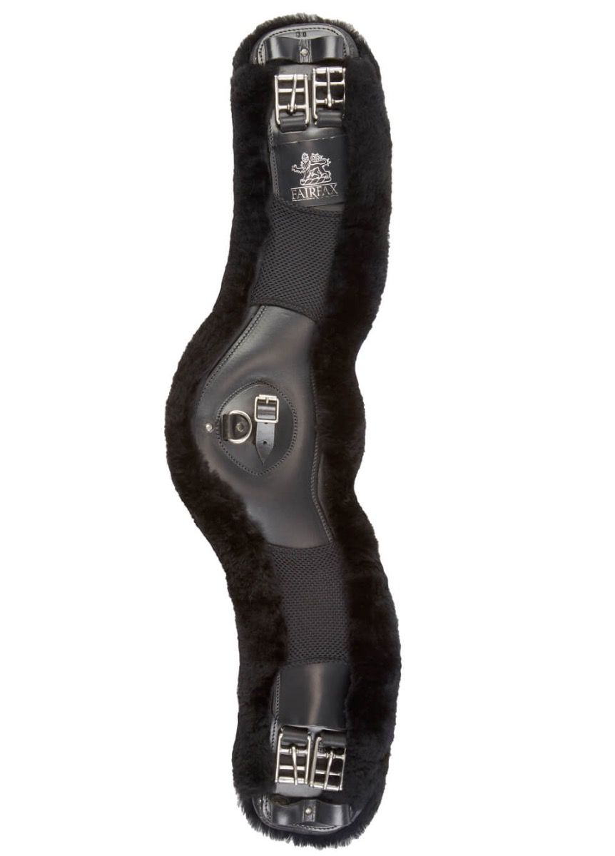 FAIRFAX COLLECTIVE ウール LeMieux Lambswool Fairfax Girth Cover - Black