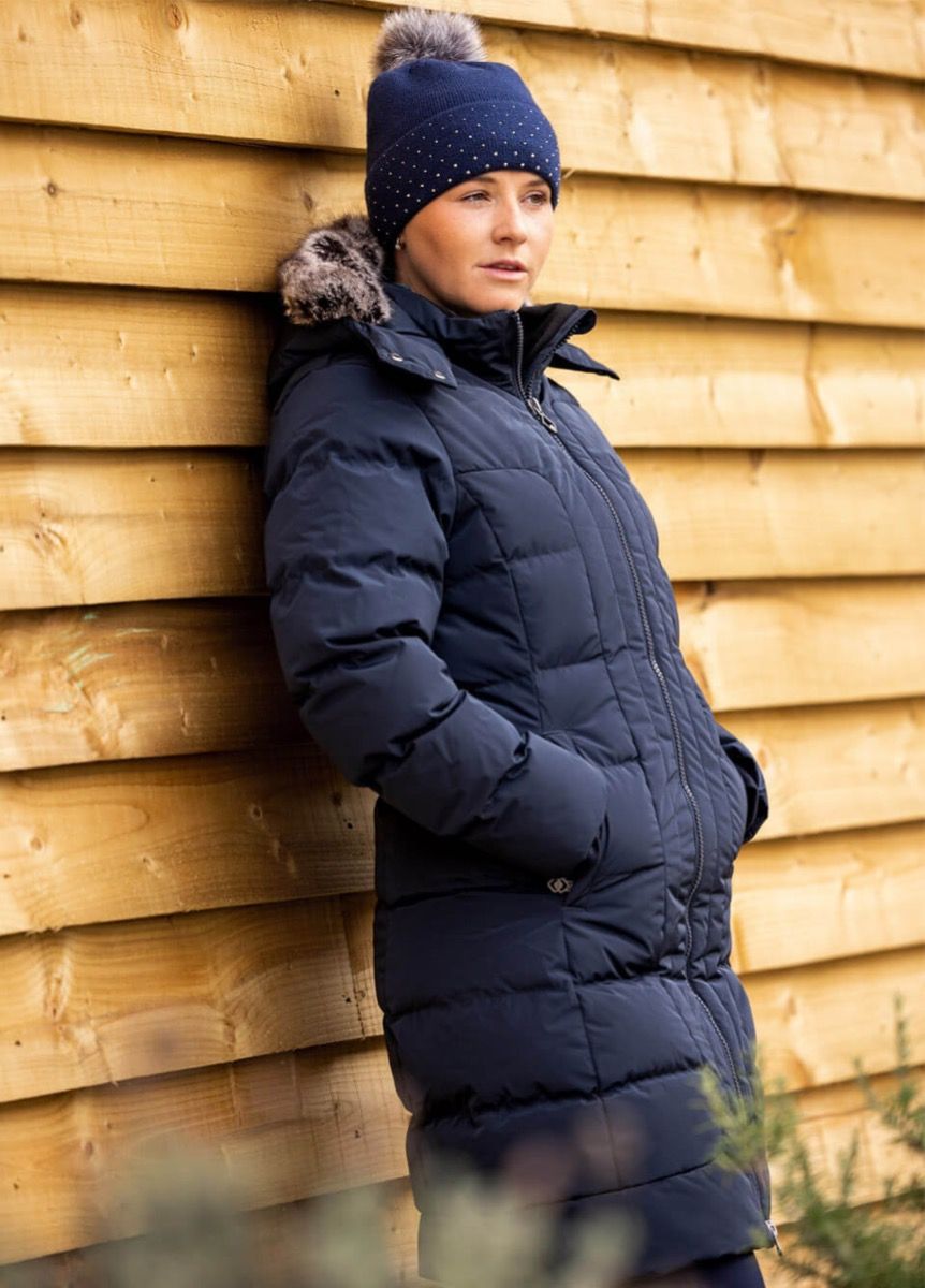 lemieux loire three quarter winter riding coat